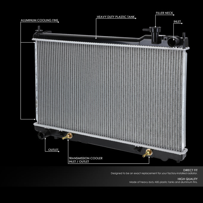 D-Motoring - 03-04 Infiniti G35 Sedan to 10/2003 AT Radiators - Aluminum - 2