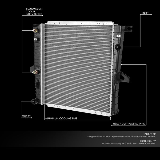 D-Motoring - 01-12 Ford Ranger 2.3 AT MTRadiator - OE Style - Aluminum - 2
