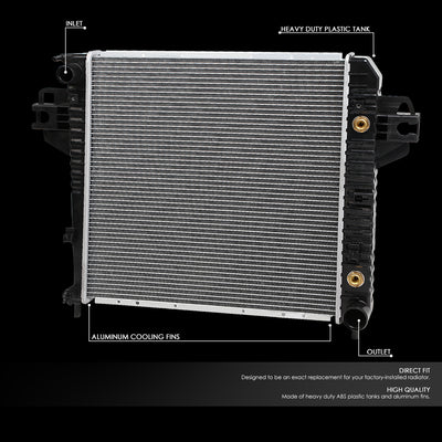 D-Motoring - Radiator - Aluminum - 02-06 Jeep Liberty 3.7L - 2