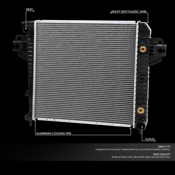 2481 Radiator 02-06 Jeep Liberty 3.7L 2481 Replacement Radiator - CA Auto Parts