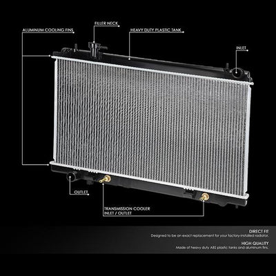 D-Motoring - 03-06 Nissan 350zRadiator - Aluminum - 2