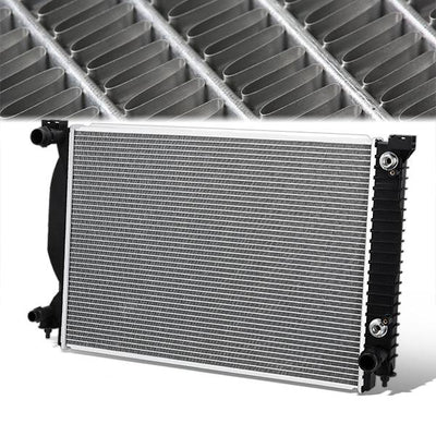 02-08 Audi A4/A6 Quattro AT/MT Radiator - OE Style - Aluminum - 1