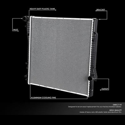 01-06 BMW X5 3.0 Radiator - OE Style - Aluminum - 2