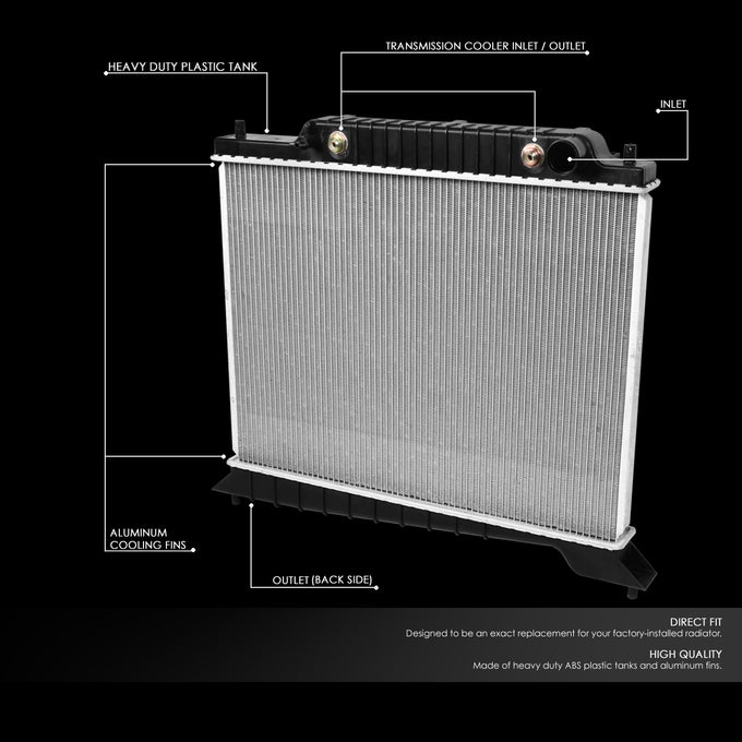 D-Motoring - 02-04 Expedition Navigator ATRadiator - OE Style - Aluminum - 2
