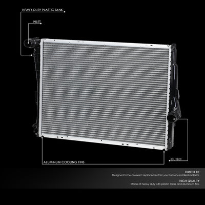 D-Motoring - 99-09 Bmw 3-Series Z4 AT MT Radiator - Aluminum - 2