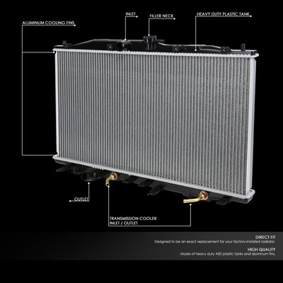 D-Motoring - 04-08 Acura TSX AT Radiators - Aluminum - 2