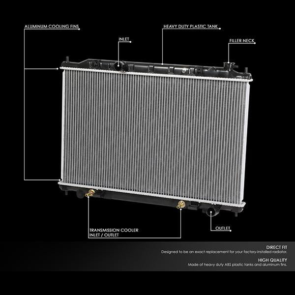04-09 Nissan Quest 3.5 Radiator - OE Style - Aluminum - 2