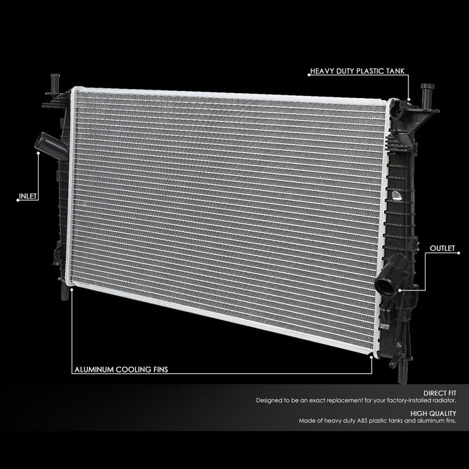D-Motoring - Radiator - Aluminum - 04-09 Mazida 3 2.0L 2.3L 2.3L Turbo AT - 2