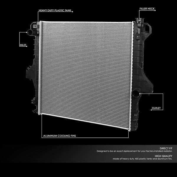 03-10 Dodge Ram Truck Radiator - OE Style - Aluminum - 2