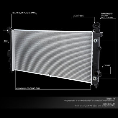 D-Motoring - 01-06 Pontiac Aztek/Buick Terraza AT Radiators - Aluminum - 2