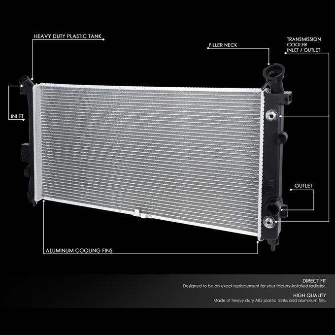 D-Motoring - 01-06 Pontiac Aztek/Buick Terraza AT Radiators - Aluminum - 2