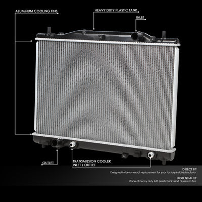D-Motoring - Radiator - Aluminum - 04-07 Cadillac CTS 2.8L 3.6L 5.7L 6.0L - 2