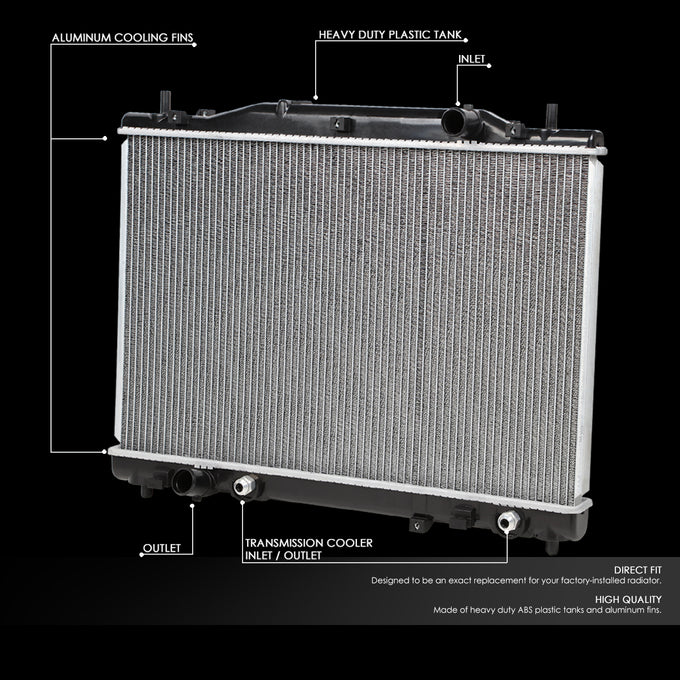 D-Motoring - Radiator - Aluminum - 04-07 Cadillac CTS 2.8L 3.6L 5.7L 6.0L - 2