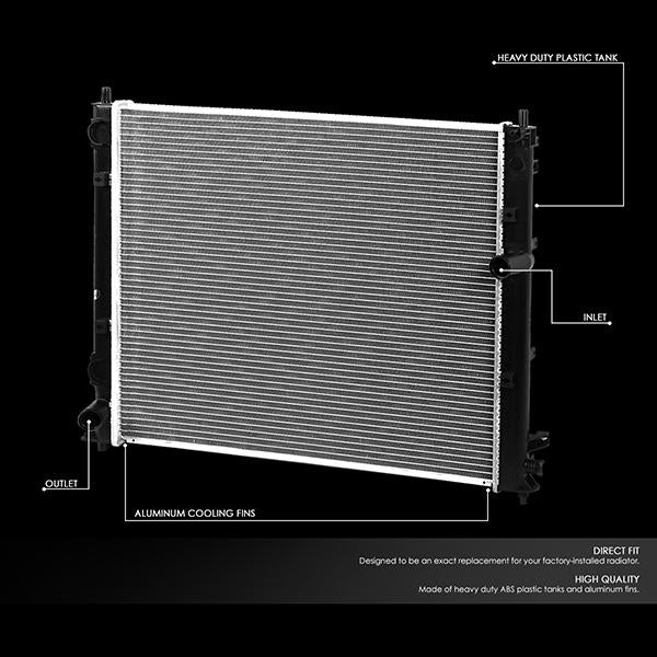 04-09 Cadillac STS/SRX At Radiator - OE Style - Aluminum - 2