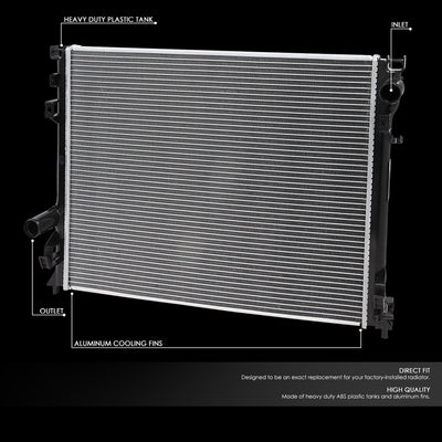 D-Motoring - Radiator - Aluminum - Chrysler 300/Dodge Charger - 2
