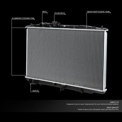 D-Motoring - 04-06 Acura TL Radiator - Aluminum - 2