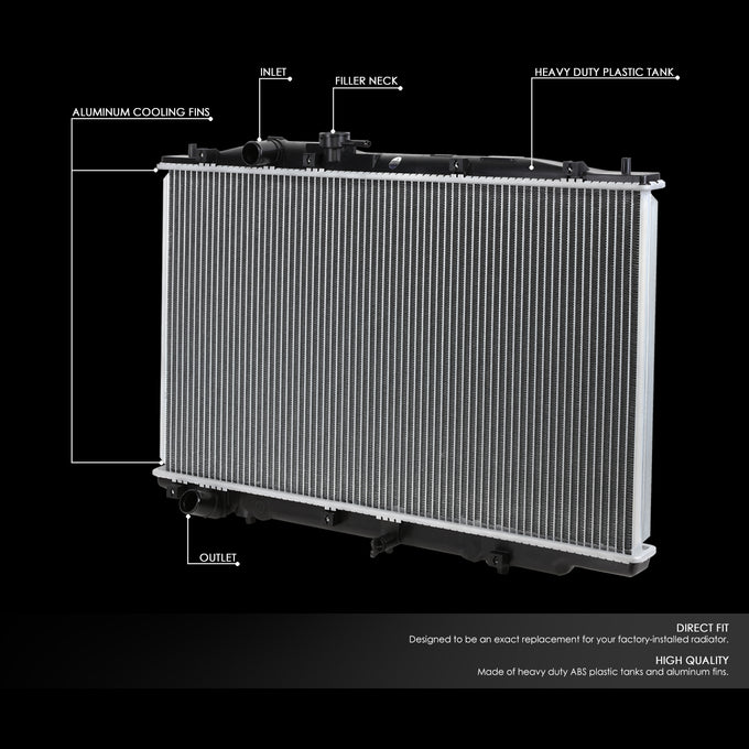D-Motoring - 04-06 Acura TL Radiator - Aluminum - 2