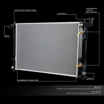 D-Motoring - 05-10 Scion TC Radiators - Aluminum - 2