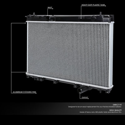 D-Motoring - 03-05 Dodge Neon SRT-4 Radiator - Aluminum - 2