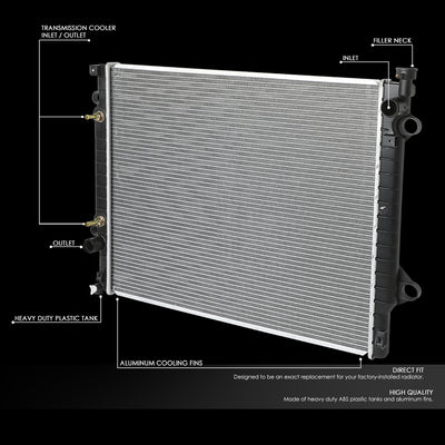 D-Motoring - Radiator - Aluminum - 05-15 Toyota Tacoma - 2