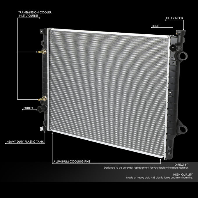D-Motoring - Radiator - Aluminum - 05-15 Toyota Tacoma - 2