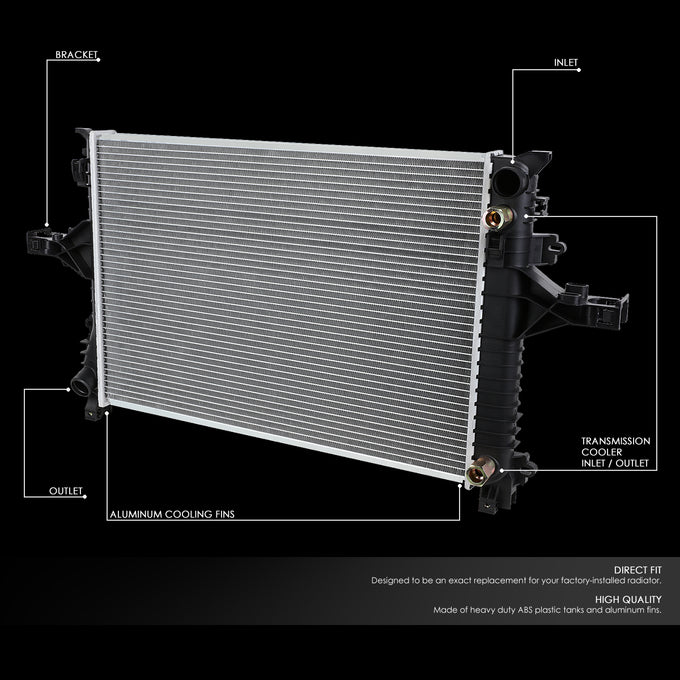 D-Motoring - 99-09 Volvo S60/S80/V70/XC70 AT Radiators - Aluminum - 2