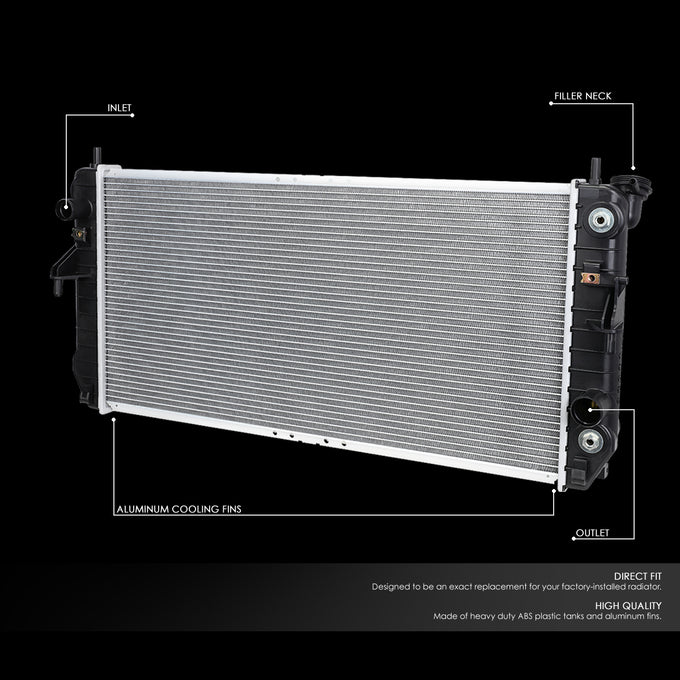 D-Motoring - 06-08 Buick Lucerne 3.8 Radiator - Aluminum - 2