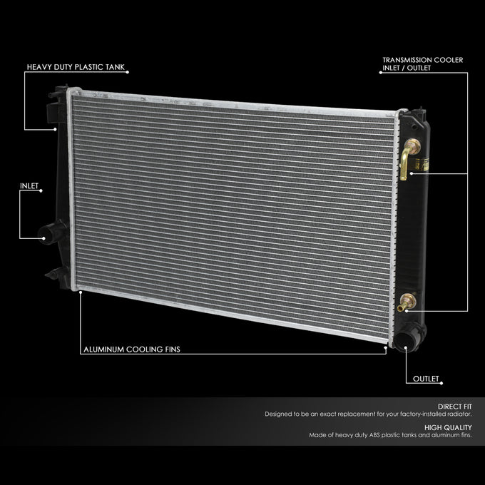 D-Motoring - Radiator - Aluminum - 06-16 Toyota Rav4 2.5L - 2