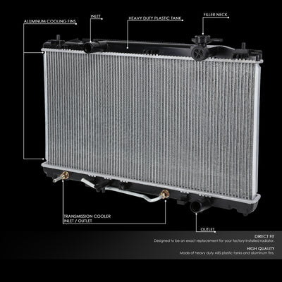 D-Motoring - 07-11 Toyota camry 2.4 2.5 Radiators - Aluminum - 2