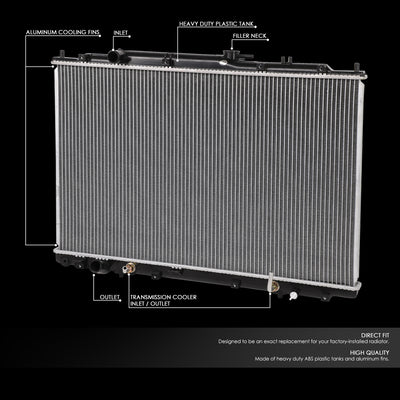 D-Motoring - 06-08 Honda Pilot Radiator - Aluminum - 2