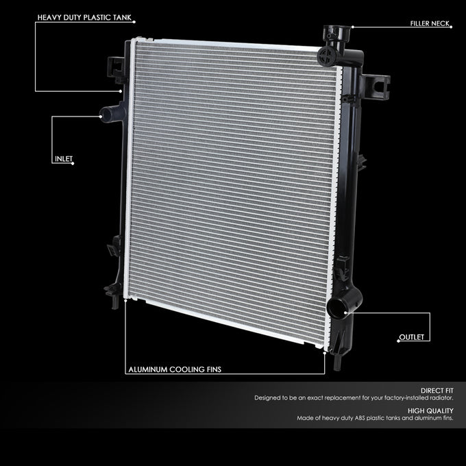 2971 Radiator 07-11 Dodge Nitro 3.7L 4.0L AT 2971 Replacement Radiator – CA Auto Parts