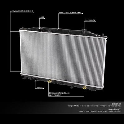 08-15 Honda Accord/Crosstour 2.4 AT Radiator - OE Style - Aluminum - 2