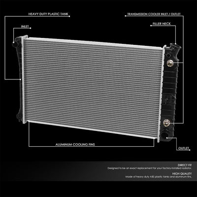 709 Replacement Radiator<br>81-84 / 86 Chevrolet C/K 10 20 30 Pickup Suburban
