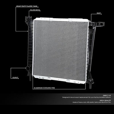 85-94 Ford Ranger/Explorer AT/MT Radiator - OE Style - Aluminum - 2