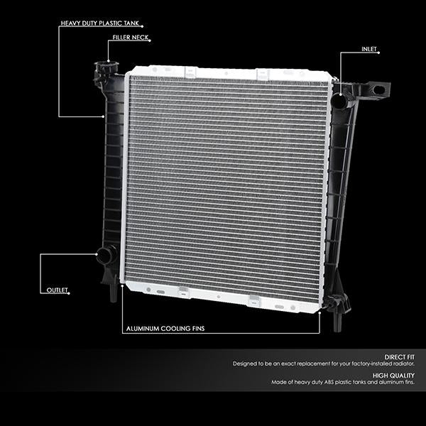85-94 Ford Ranger/Explorer AT/MT Radiator - OE Style - Aluminum - 2