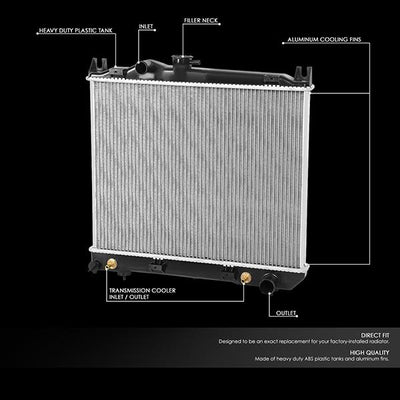981 Replacement Radiator<br>87-99 Dodge Dakota 2.2L, 2.5L, 3.9L