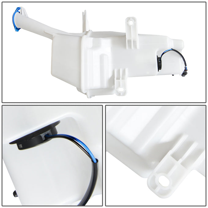 13-17 Hyundai Elantra GT Windshield Washer Reservoir Tank Bottle w/Level Sensor+Fluid Pump