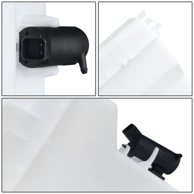 06-11 Kia Rio Windshield Washer Reservoir Tank Bottle w/Fluid Pump