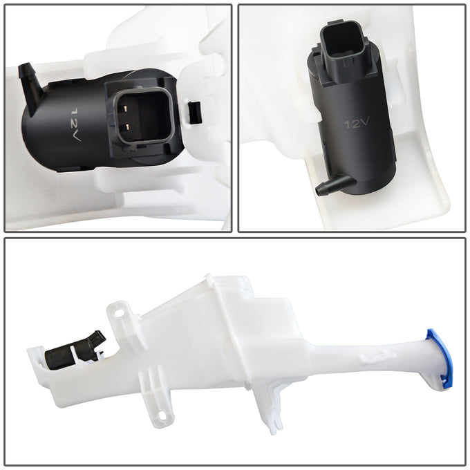 12-15 Kia Rio Windshield Washer Reservoir Tank Bottle w/Fluid Pump