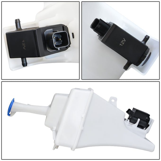 12-15 Kia Rio Windshield Washer Reservoir Tank Bottle w/Fluid Pump