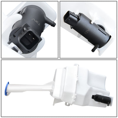 12-15 Kia Optima Windshield Washer Reservoir Tank Bottle w/Level Sensor+Fluid Pump