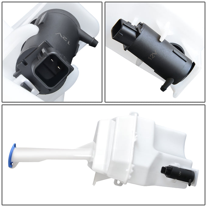 12-15 Kia Optima Windshield Washer Reservoir Tank Bottle w/Level Sensor+Fluid Pump