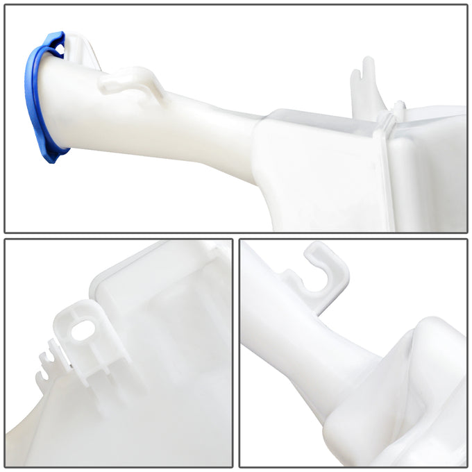 14-16 Kia Forte Windshield Washer Reservoir Tank Bottle w/Level Sensor+Fluid Pump