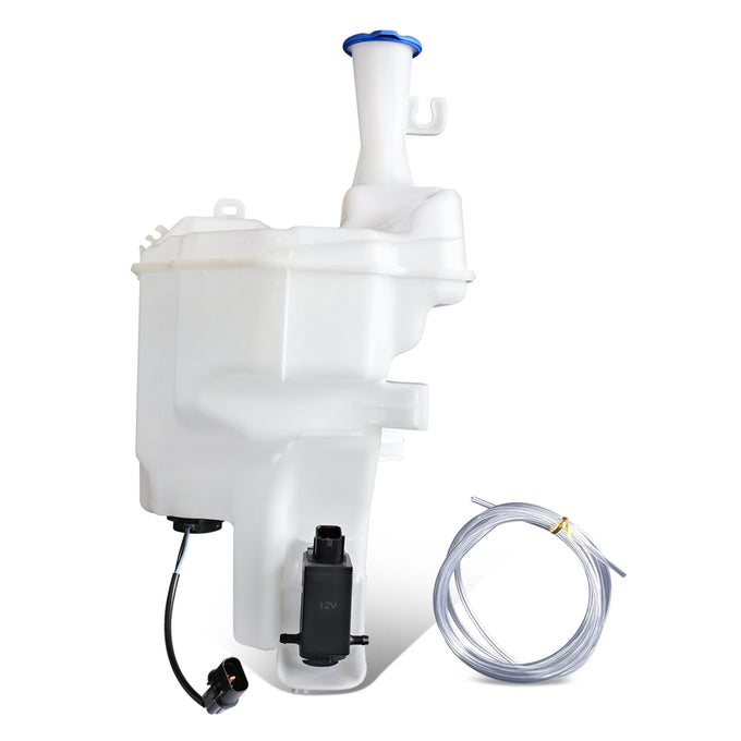 14-16 Kia Forte Windshield Washer Reservoir Tank Bottle w/Level Sensor+Fluid Pump
