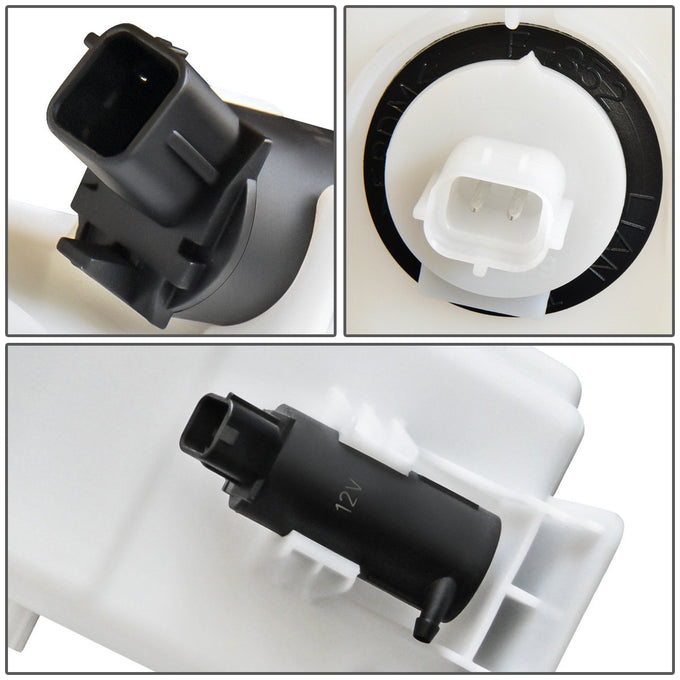 18-20 Kia Rio Windshield Washer Reservoir Tank Bottle w/Level Sensor+Fluid Pump
