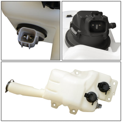05-08 Mazda 6 Windshield Washer Reservoir Tank Bottle w/Level Sensor+Fluid Pump