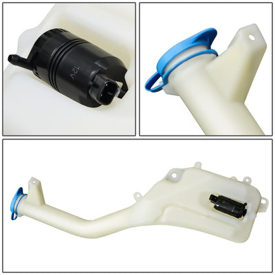 07-12 Nissan Sentra Windshield Washer Reservoir Tank Bottle w/Fluid Pump