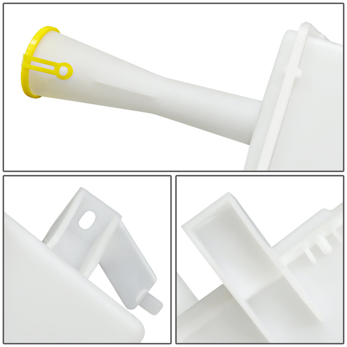 00-06 Nissan Sentra Windshield Washer Reservoir Tank Bottle w/Level Sensor+Fluid Pump