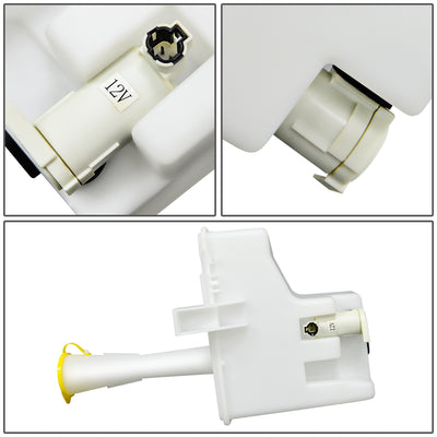00-06 Nissan Sentra Windshield Washer Reservoir Tank Bottle w/Level Sensor+Fluid Pump