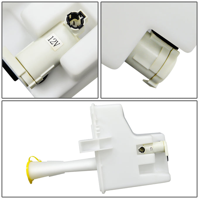 00-06 Nissan Sentra Windshield Washer Reservoir Tank Bottle w/Level Sensor+Fluid Pump